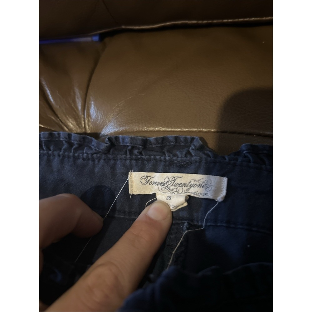 Forever 21 Blue Dress Pants Womens Size 28 Good Condition - Picture 2 of 3